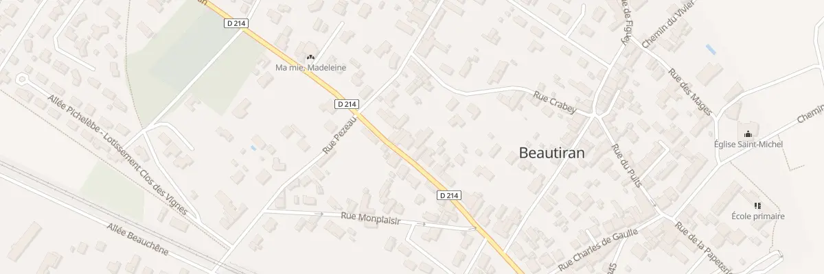 Plan du 35 Rte de l’Aruan à Beautiran
