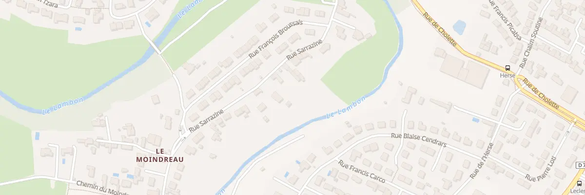 Plan du 126 Rue Sarrazine à Niort