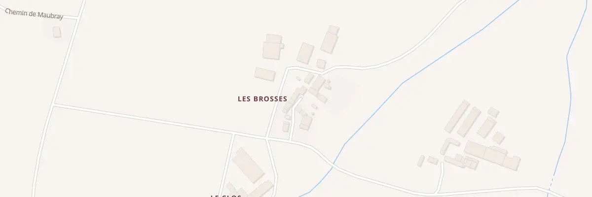 Plan du 5 Che des Brosses au Horps