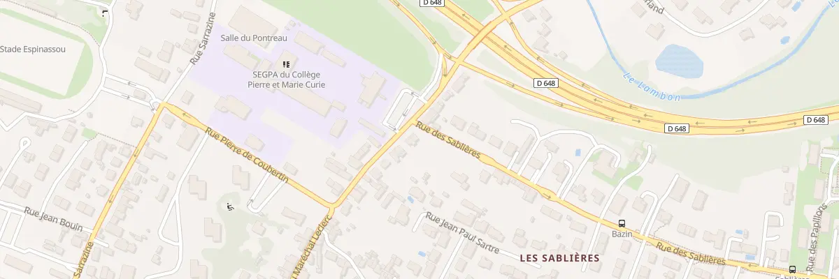 Plan du 166 Rue du Mal Leclerc à Niort