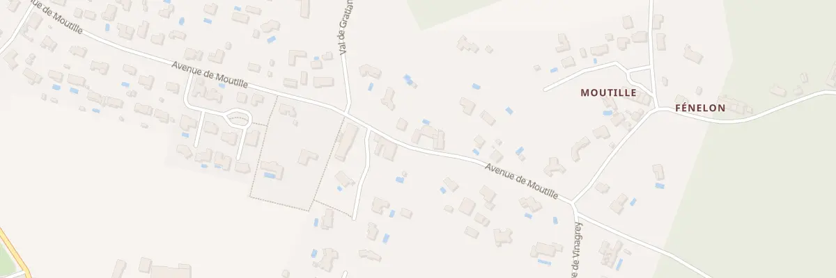 Plan du 52T Av de Moutille à Cénac