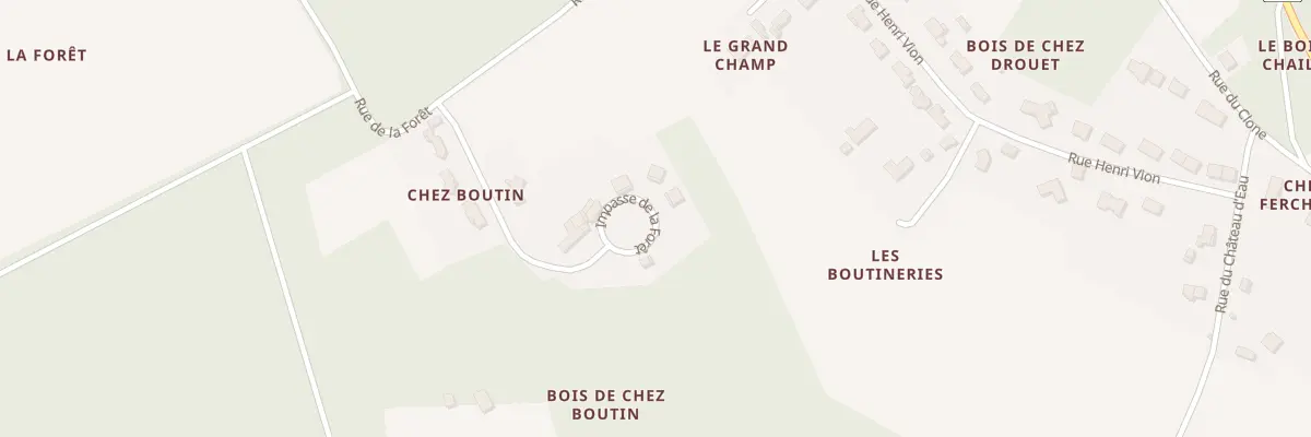 Plan du 11 Imp de la Forêt à Clam