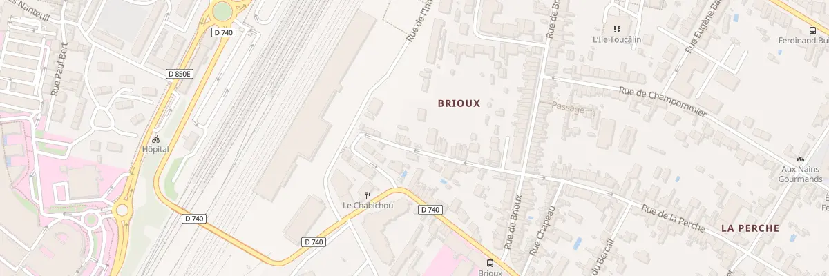 Plan du 13 Rue de la Perche à Niort