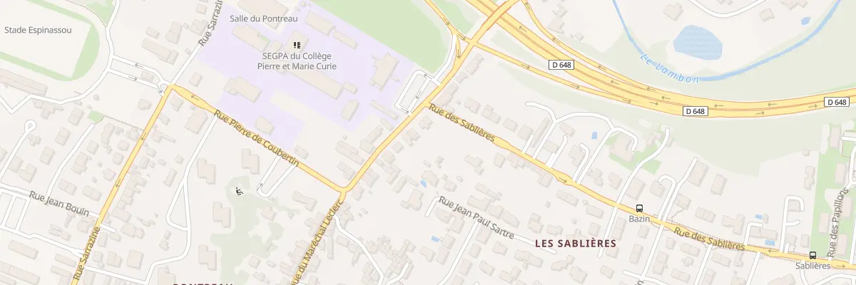 Plan du 162 Rue du Mal Leclerc à Niort