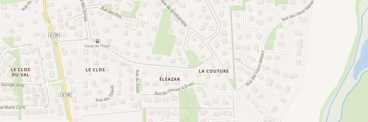 Plan du 4 Av du Calvados à Thaon