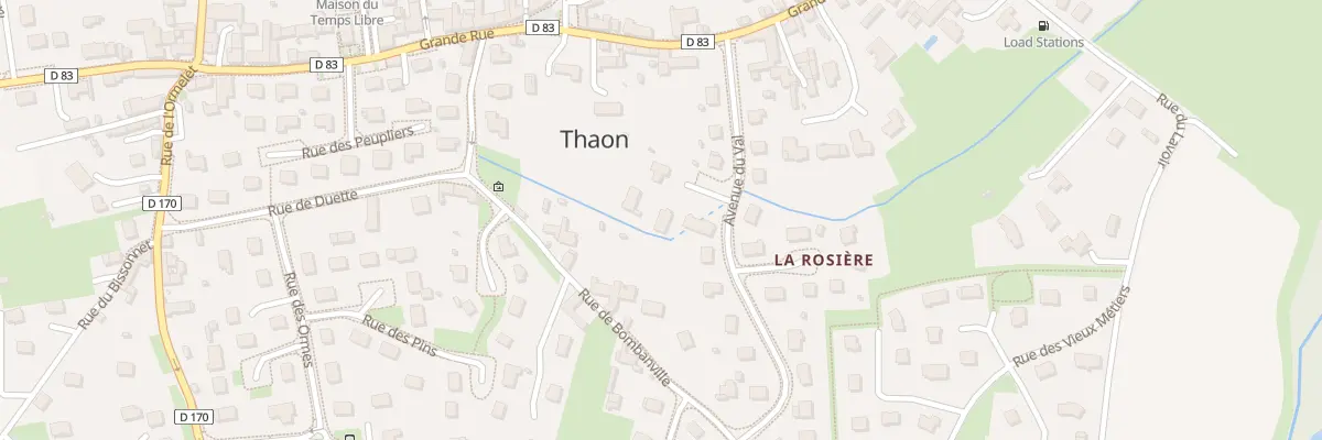 Plan du 2 Pl des Saules à Thaon