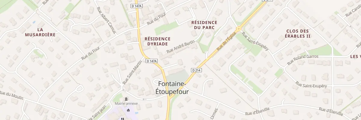 Plan du 4 Rue aux Hervieu à Fontaine-Étoupefour