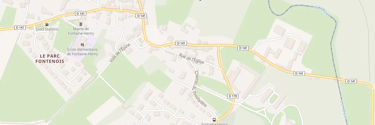 Plan du 6 Rue de l’Église à Fontaine-Henry