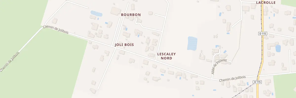 Plan du 25T Che de Joli Bois à Tresses
