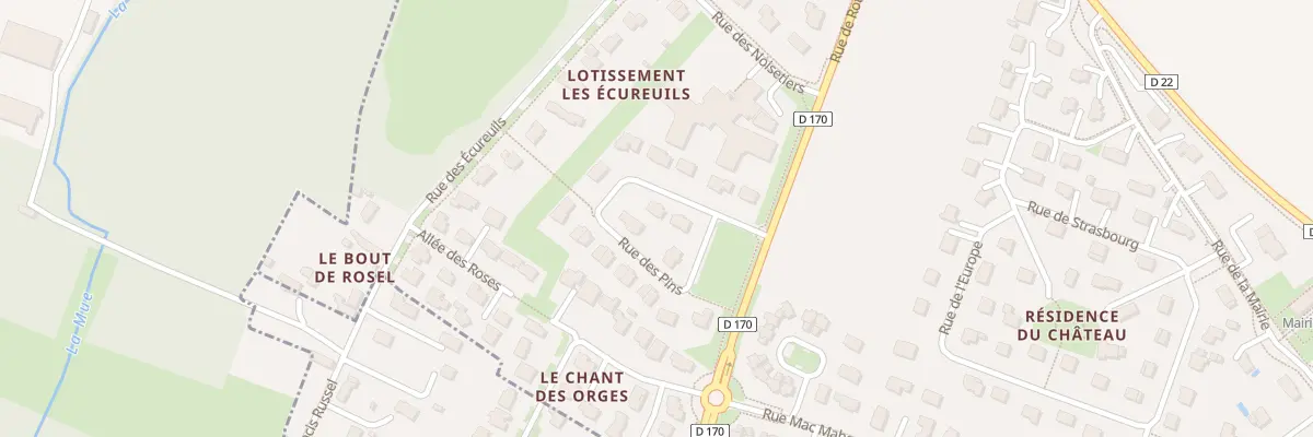 Plan du 3 Rue des Pins à Cairon