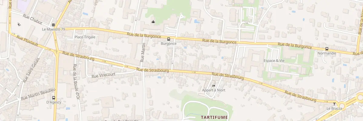 Plan du 105C Rue de Strasbourg à Niort