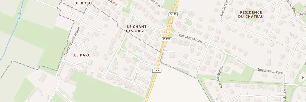 Plan du 7 Rue des Canadiens à Rosel