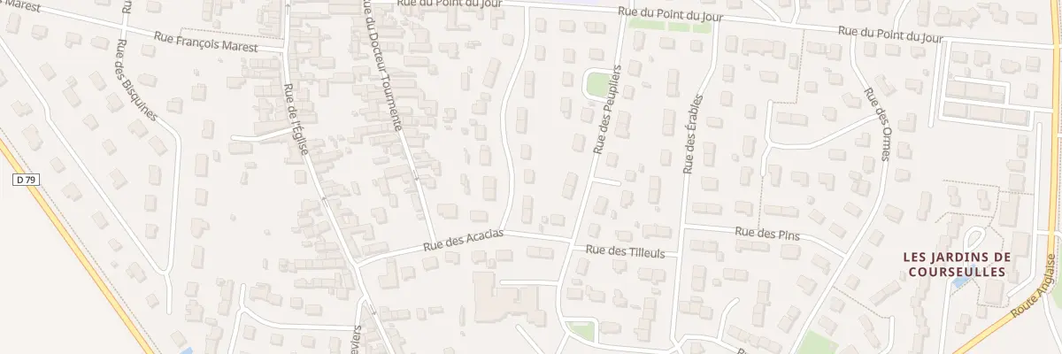 Plan du 15 Rue du Petit Parc à Courseulles-sur-Mer
