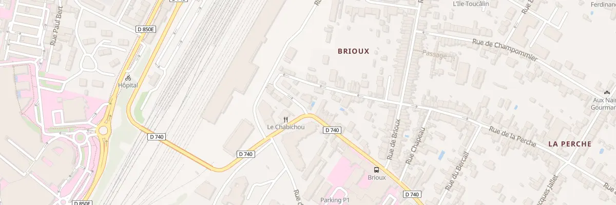 Plan du 3 Rte d’Aiffres à Niort