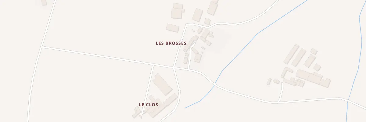Plan du 1 Che des Brosses au Horps