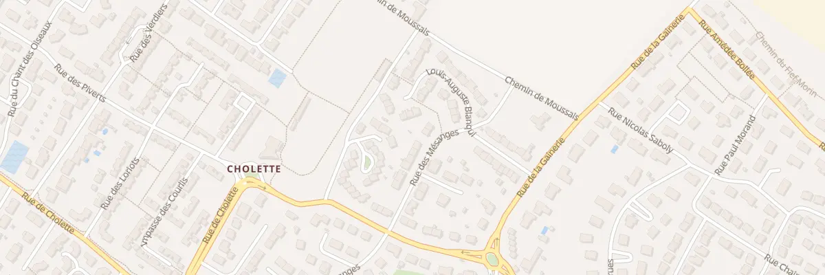 Plan du 33 Rue des Mésanges à Niort