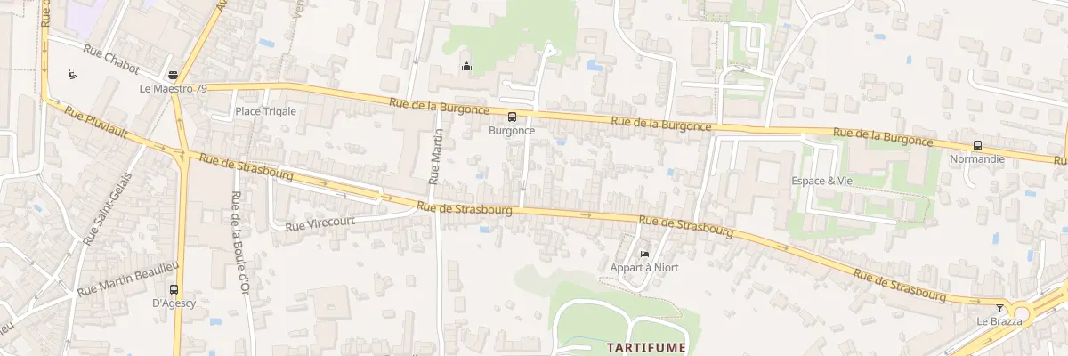 Plan du 97 Rue de Strasbourg à Niort