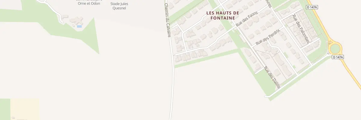 Plan du 35 Rue des Faons à Fontaine-Étoupefour