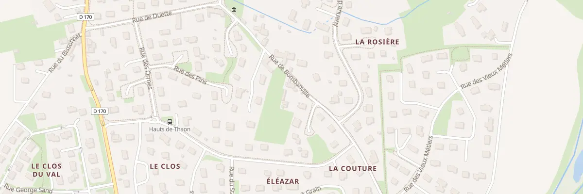 Plan du 10 Rue de Bombanville à Thaon