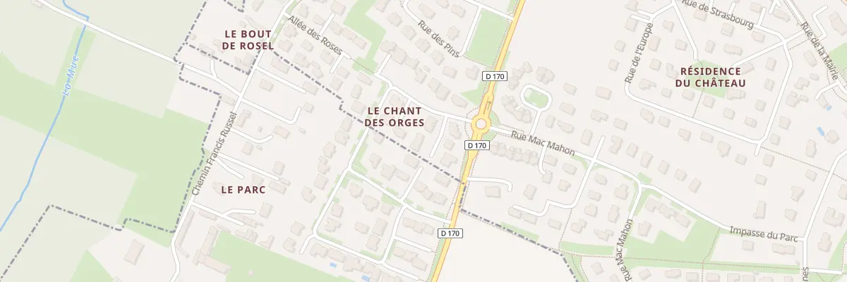 Plan du 3 All du Lin à Cairon