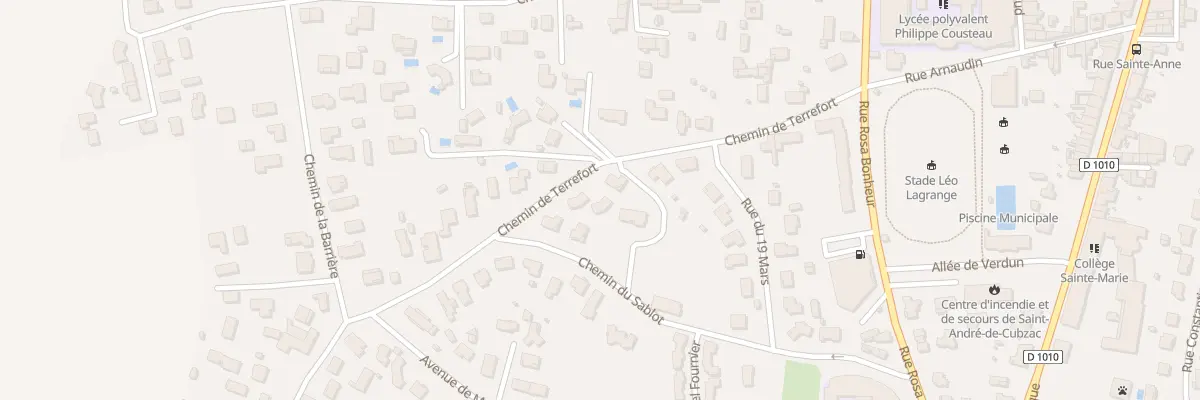 Plan du 31 Che du Sablot à Saint-André-de-Cubzac