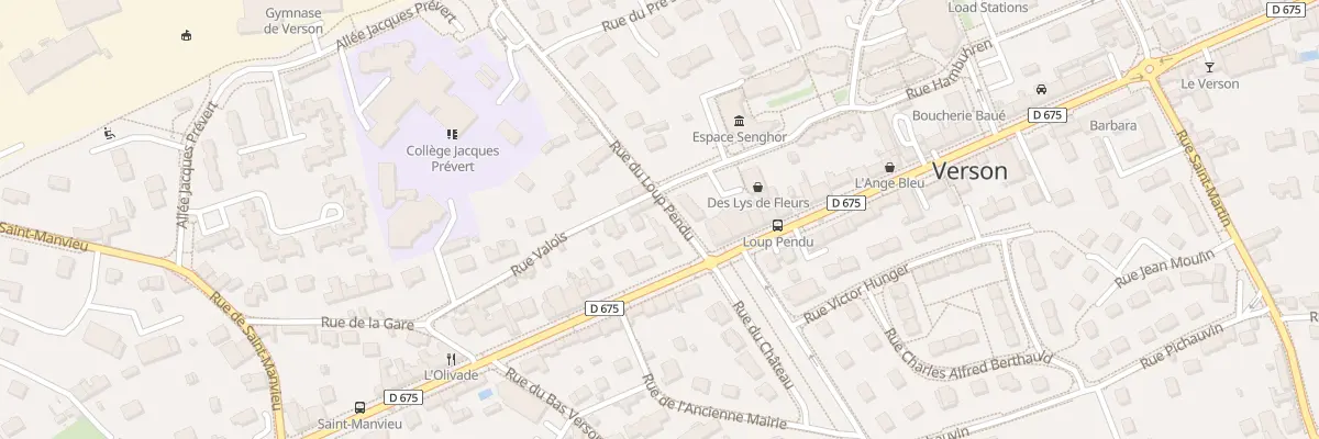 Plan du 1B Rue du Loup Pendu à Verson