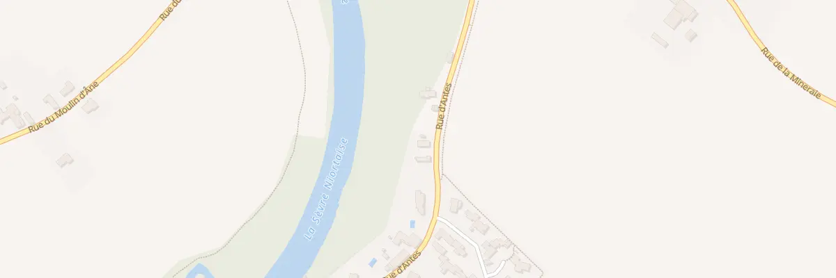 Plan du 197 Rue d’Antes à Niort