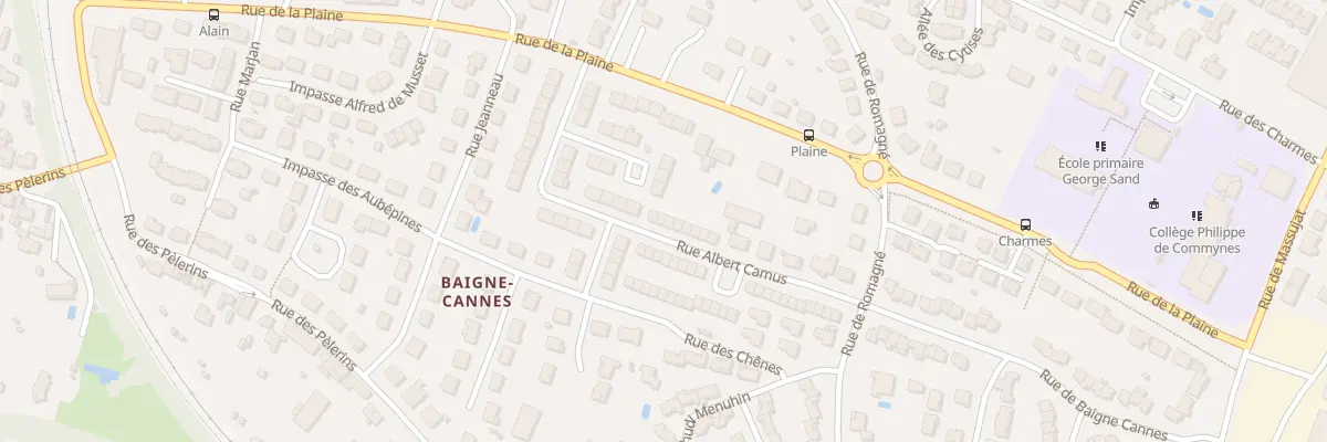 Plan du 23 Rue Albert Camus à Niort