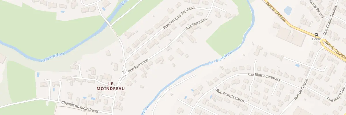 Plan du 122 Rue Sarrazine à Niort