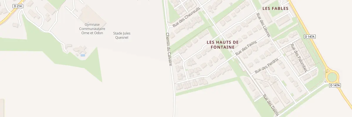 Plan du 20 Rue des Daguets à Fontaine-Étoupefour