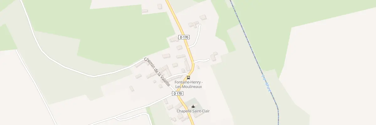 Plan du 1T Rte des Marais à Fontaine-Henry