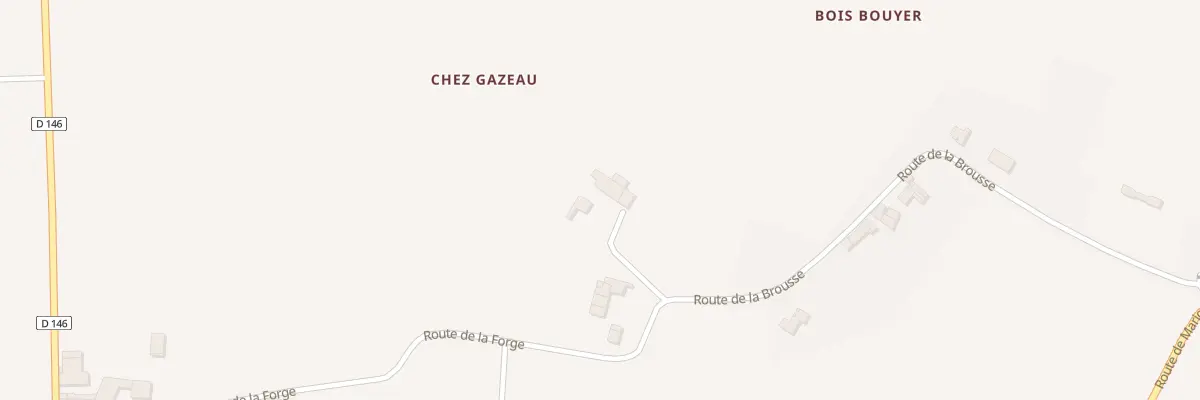 Plan du 8 Imp de Chez Gazeau à Chadenac