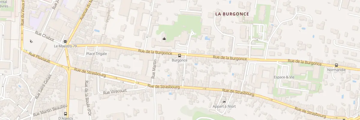 Plan du 66 Rue de la Burgonce à Niort