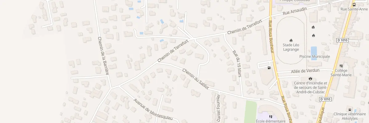 Plan du 14 Che de Terrefort à Saint-André-de-Cubzac