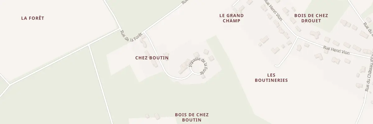 Plan du 9 Imp de la Forêt à Clam