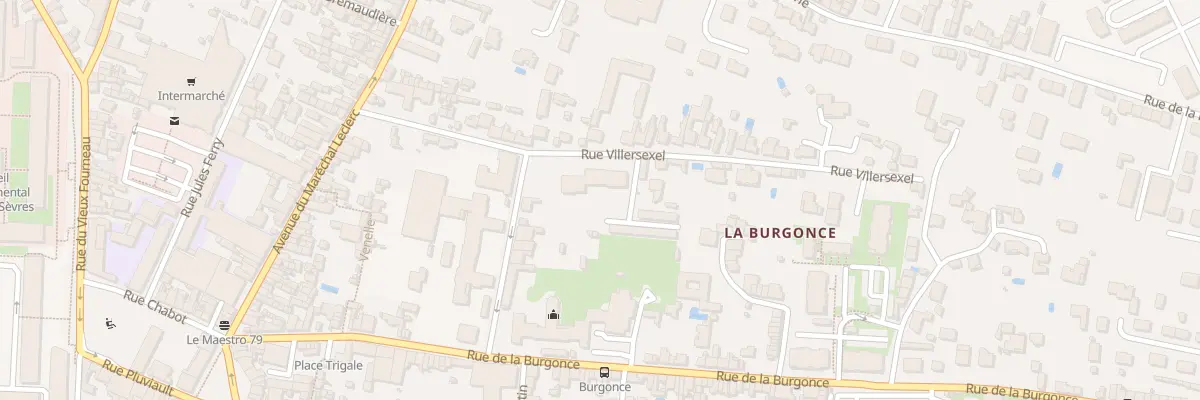 Plan du 40 Rue Villersexel à Niort