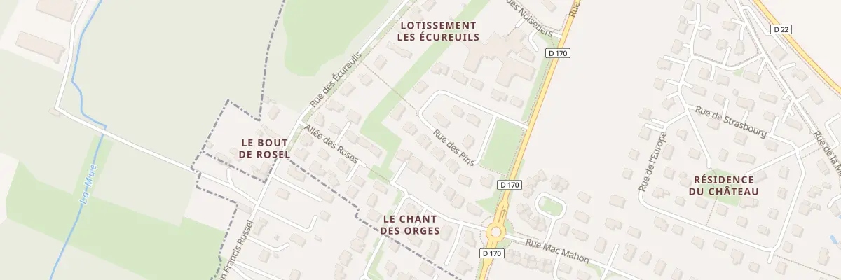 Plan du 20 Rue des Pins à Cairon