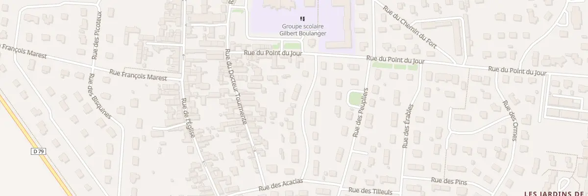 Plan du 6 Rue du Petit Parc à Courseulles-sur-Mer