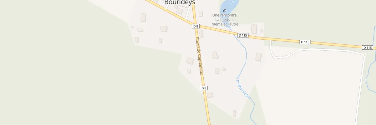 Plan du 5 Le Bourg Sud à Bourideys