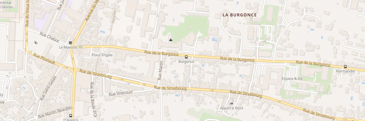 Plan du 62 Rue de la Burgonce à Niort