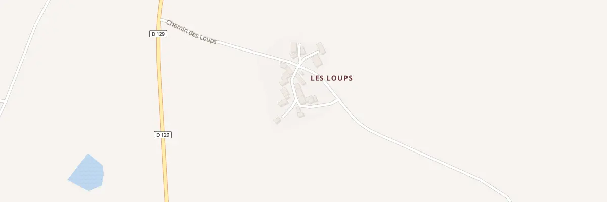 Plan du 5 Che des Loups au Horps