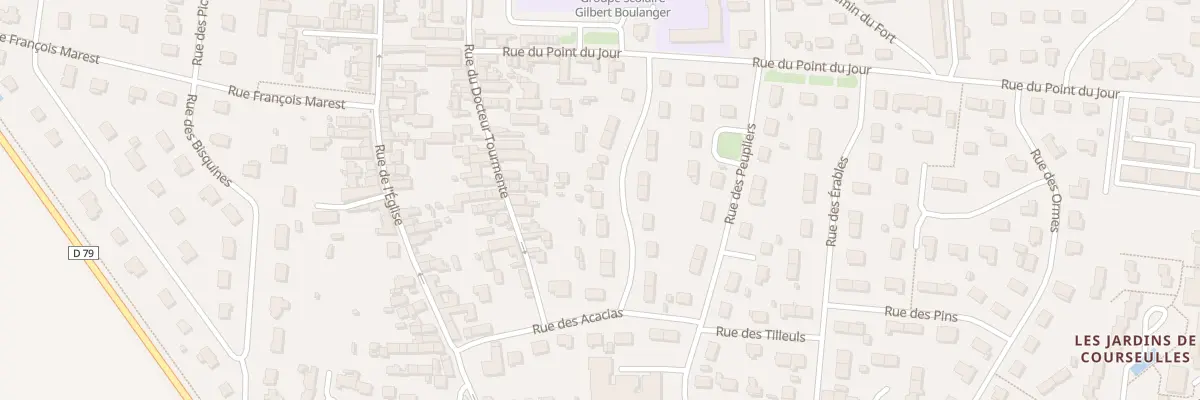 Plan du 10 Rue du Petit Parc à Courseulles-sur-Mer