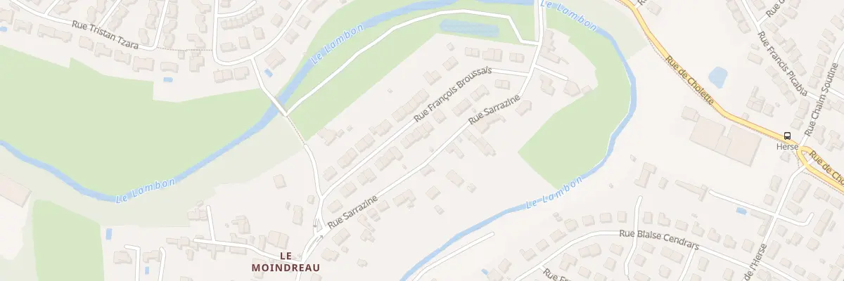 Plan du 24 Rue François Broussais à Niort
