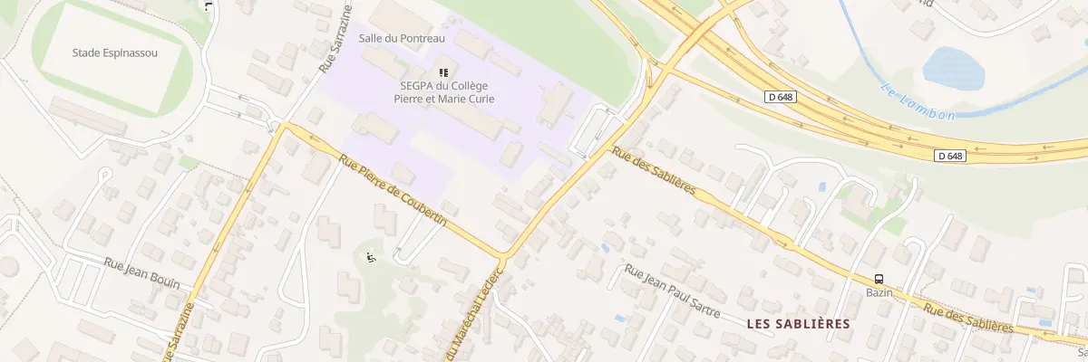 Plan du 171B Rue du Mal Leclerc à Niort