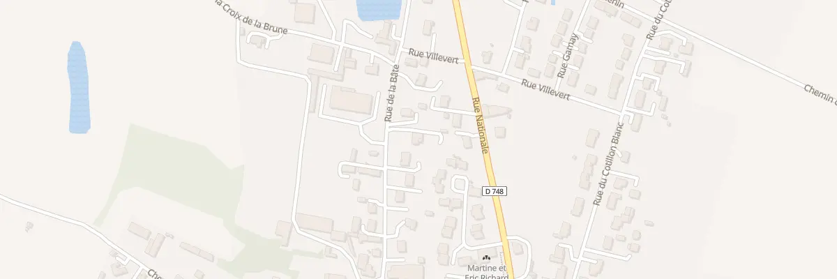 Plan du 20 Rue de la Bâte à Terranjou