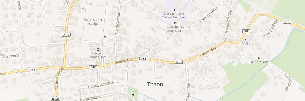 Plan du 2 Pl de la Criée à Thaon