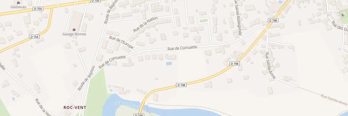 Plan du 19 Rue de Cornuette à Argentonnay
