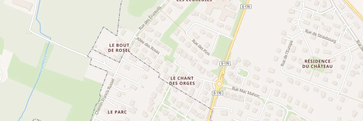Plan du 11 Rue du Chant des Orges à Cairon