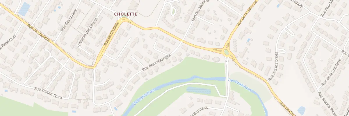 Plan du 36 Rue des Mésanges à Niort
