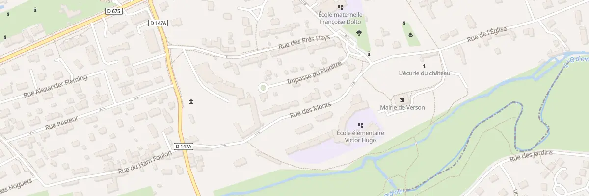 Plan du 14 Rue des Monts à Verson
